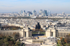 Vue trocadéro de la Tour Eiffel